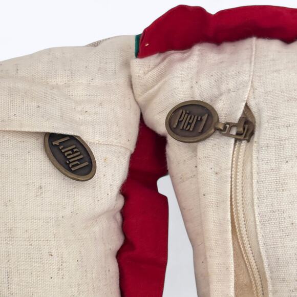 Pier 1 Imports Beaded‎ Birds on a Branch Rectangular Pillow Christmas Holiday - Picture 7 of 11